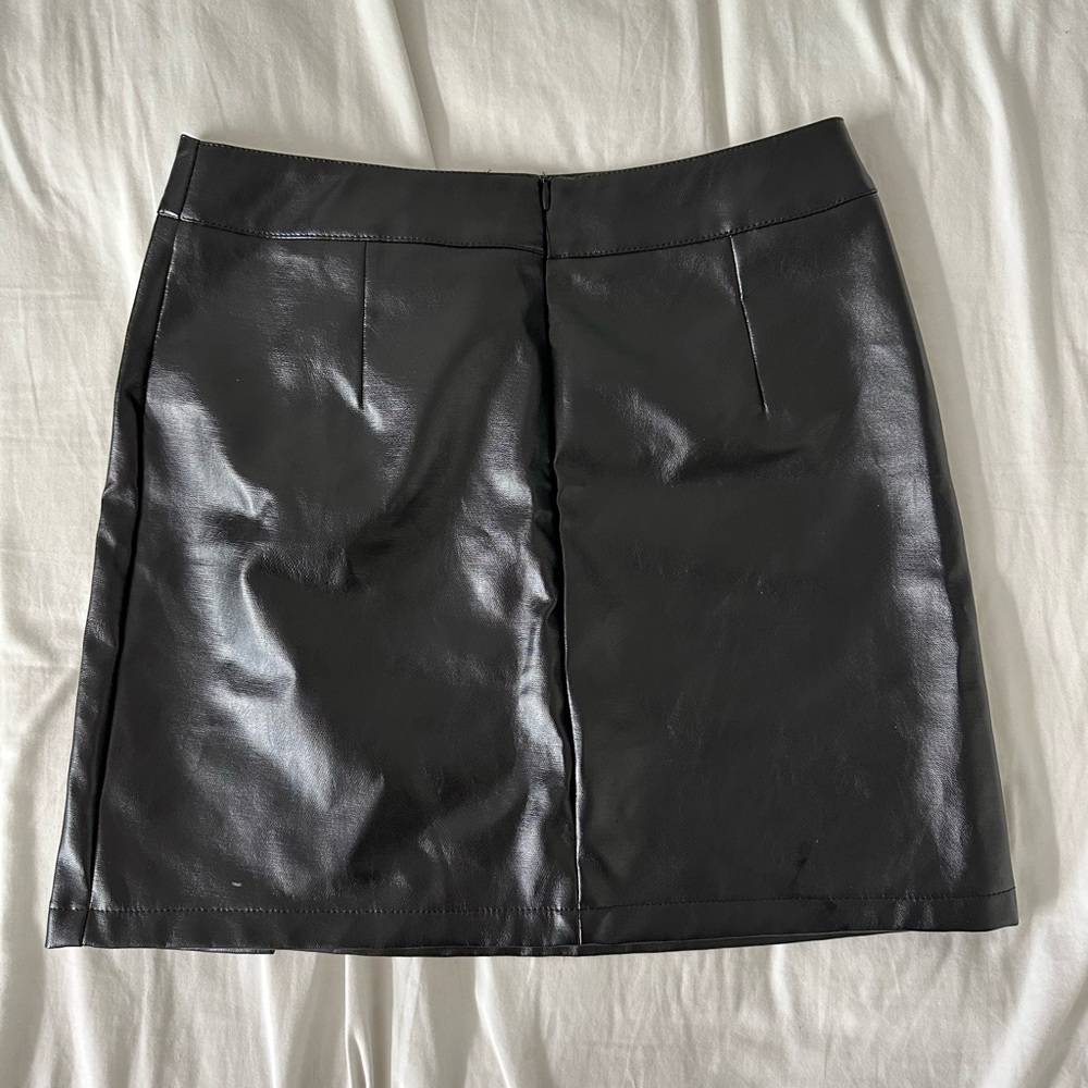 Shein Leather Skirt